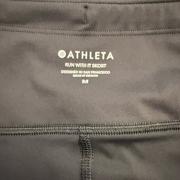 Athleta Run With It Skort Black Size Medium - Picture 9 of 9